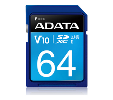 Adata Premier UHS-I V10 SDXC Card 64GB