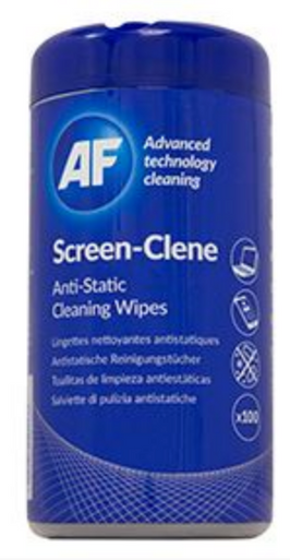 AF Screen-Clene Wipes Tub of 100