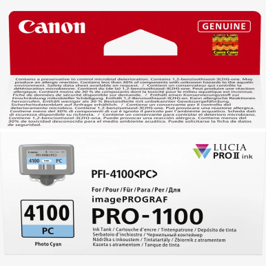 Canon PFI-4100PC Photo Cyan Ink Cartridge (80mL)