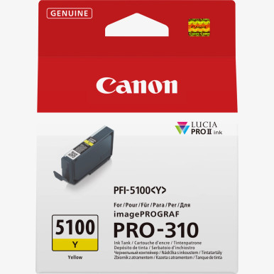 Canon PFI-5100Y Yellow Ink Cartridge