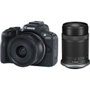 Canon EOS R50 Mirrorless Camera Twin Kit with 18-45mm and 55-210mm Lenses (Black)