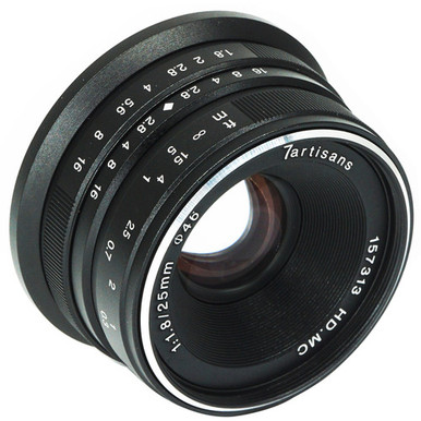 7artisans Photoelectric 25mm F1.8 Sony (E Mount/Black)