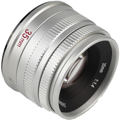 7Artisans 35mm/F1.4 APS-C Lens for Sony (E Mount) - Silver
