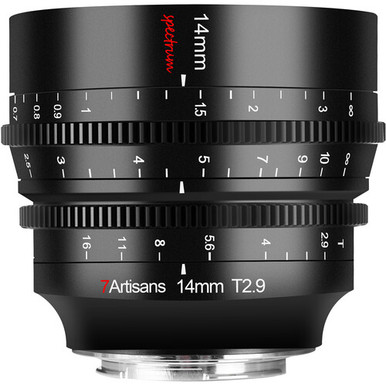 7artisans Photoelectric Spectrum 14mm T2.9 Prime Cine Lens (Sony E)