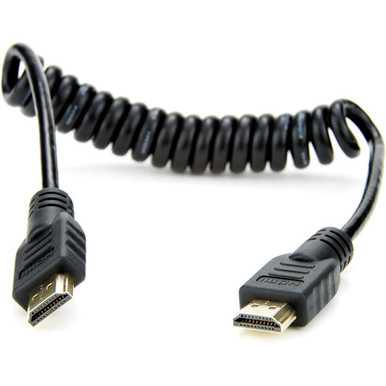 Atomos Full to Full HDMI Coiled Cable (30cm to 45cm)