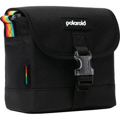 Polaroid Spectrum Box Camera Bag (Black with Multicolor Strap)