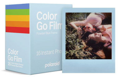 Polaroid Go Colour Film Powder Blue Frame (16 Pack)