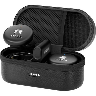BOYA OMIC-U 2-Person Wireless Microphone System with USB-C Connector for Mobile Devices (Black)