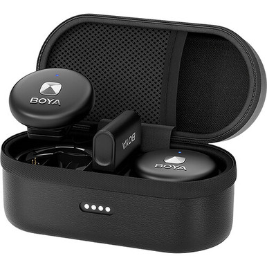 BOYA OMIC-D 2-Person Wireless Microphone System with Lightning Connector for iOS Devices (Black)