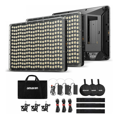 Amaran 3-light P60X Bi-Color LED Panel Kit (By Aputure)