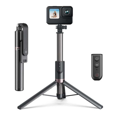 Telesin 1.3 Meter Telesin 3 In 1 Selfie Stick With Remote Control For GoPro AND Phones(Concentrated Remote Control,Selfie Stick,Tripod Together)