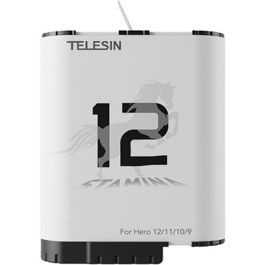 TELESIN 1720mAh Stamina Battery for GoPro HERO 12/11/10/9