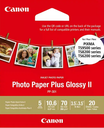 Canon PP-301 3.5x3.5" Glossy II Photo Paper Plus (20 Sheets)