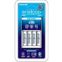 Panasonic Eneloop Basic Charger + AA Eneloop Batteries (2000mAh, 4 Pack)